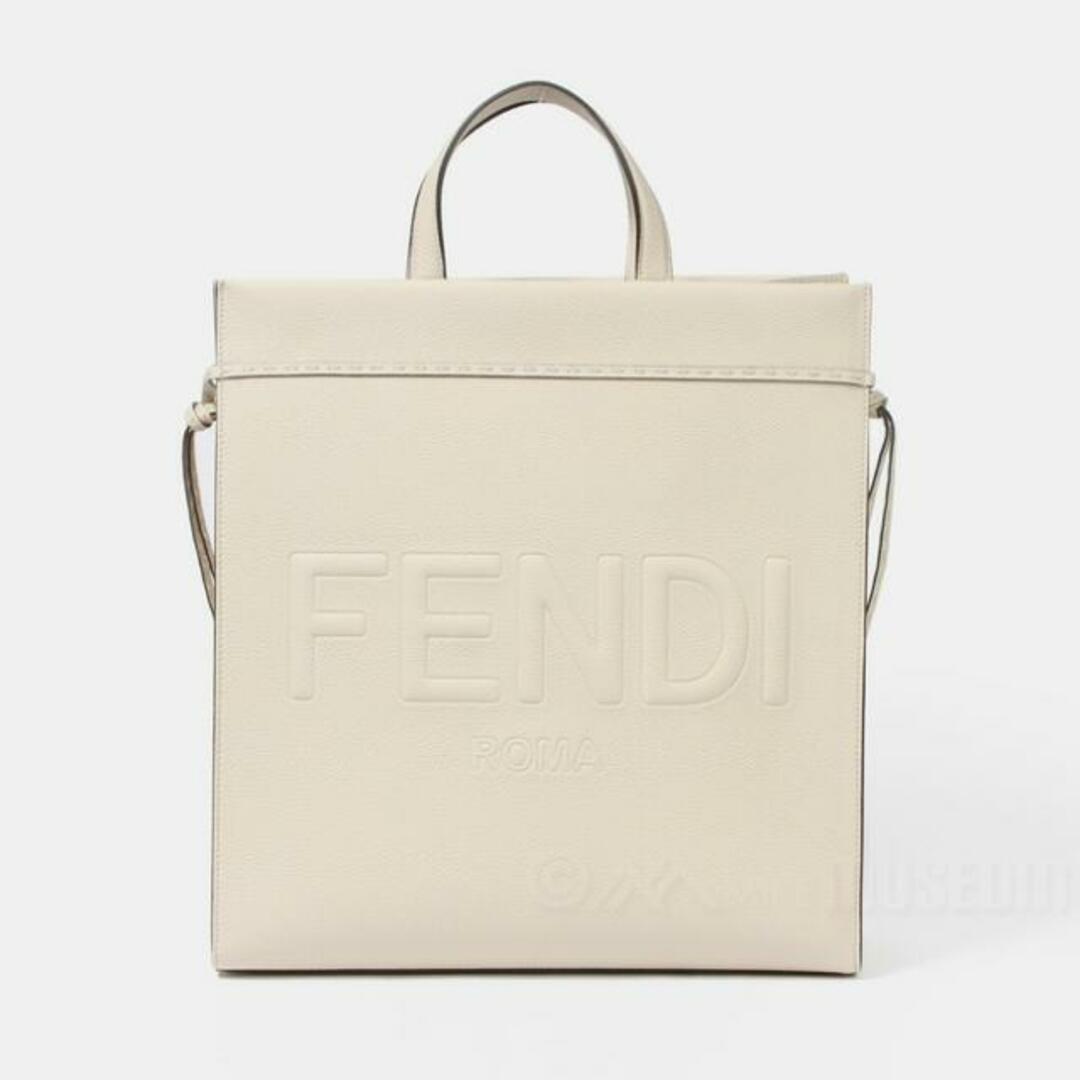 【新品未使用】 FENDI フェンディ トートバッグ ショルダー ゴー トゥ ショッパー ミディアム 7VA583AMAC 【WHITE】