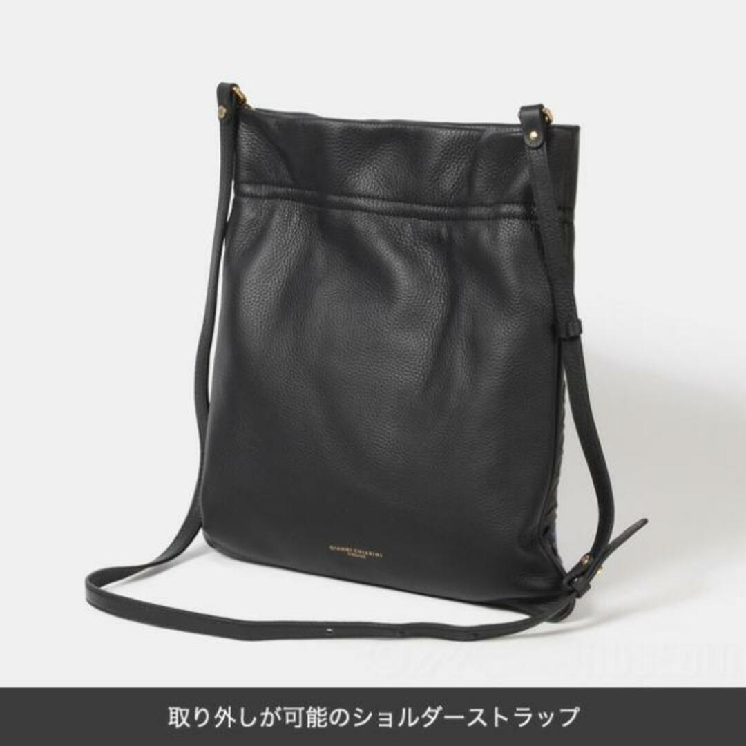 【新品未使用】 ジャンニキアリーニ GIANNI CHIARINI ハンドバッグ 2way ショルダー MEMORY S BS INT-STSR レザー 8381 【NERO】