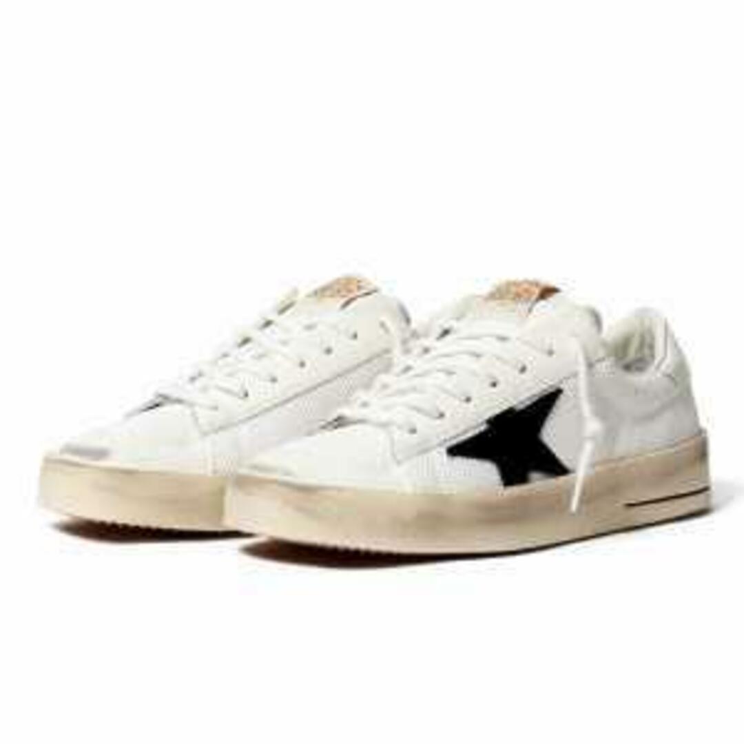 【新品未使用】 GOLDEN GOOSE ゴールデングース メンズ 靴 スニーカー STARDAN 白 ホワイト 全5サイズ GMF00328-F003028 【サイズ41/約26.5cm】