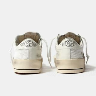 【新品未使用】 GOLDEN GOOSE ゴールデングース メンズ 靴 スニーカー STARDAN 白 ホワイト 全5サイズ GMF00328-F003028 【サイズ41/約26.5cm】