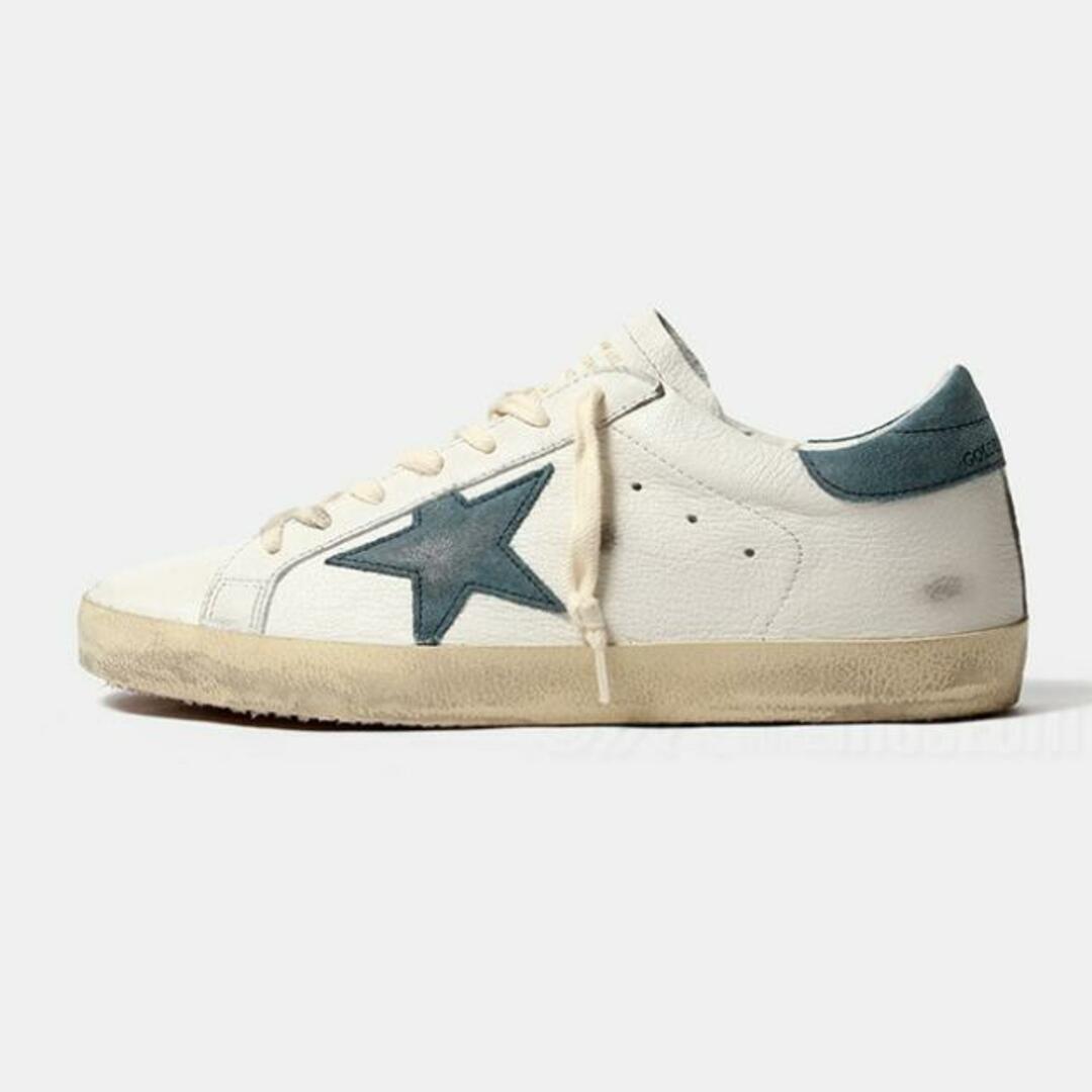 【新品未使用】 GOLDEN GOOSE ゴールデングース メンズ 靴 スニーカー SUPER STAR 白 ホワイト 全5サイズ  GMF00101-F003202 【サイズ43/約27.5cm】