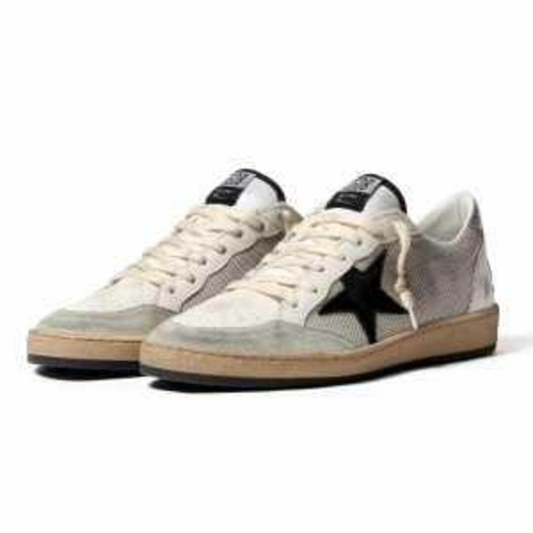 【新品未使用】 GOLDEN GOOSE ゴールデングース メンズ 靴 スニーカー BALL STAR 白 ホワイト 全5サイズ GMF00117-F003215 【サイズ42/約27cm】