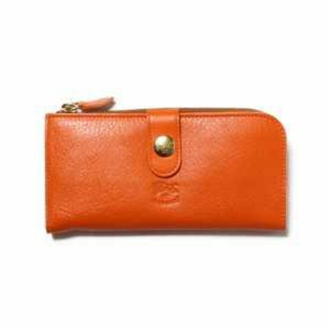 【新品未使用】 IL BISONTE イルビゾンテ ラウンドファスナー 長財布 CONTINENTAL レザー SCW011-PV0005 C0782 【ORANGE】