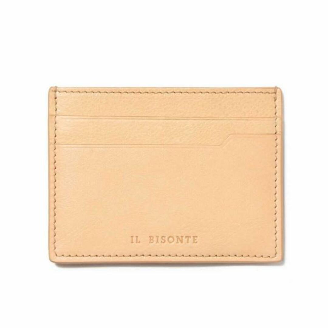 【新品未使用】 IL BISONTE イルビゾンテ クレジットカードケース 名刺入れ CARD CASE SCC094-PVX001 【NATURALE】