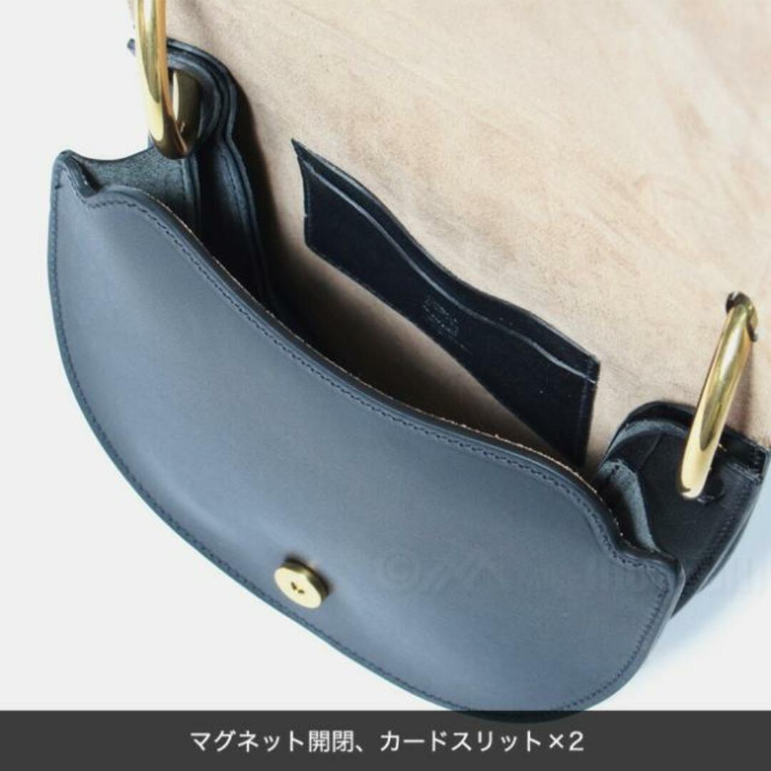 【新品未使用】 IL BISONTE イルビゾンテ バッグ ショルダーバッグ ハーフムーン CROSSBODY BCR192-PG0003 【NERO】