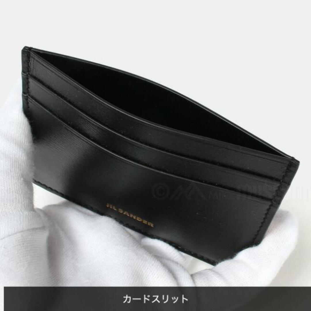 【新品未使用】 JIL SANDER ジルサンダー CREDIT CARD HOLDER クレジットカードホルダー カードケース レザー J07VL0006P4840 【BLACK】