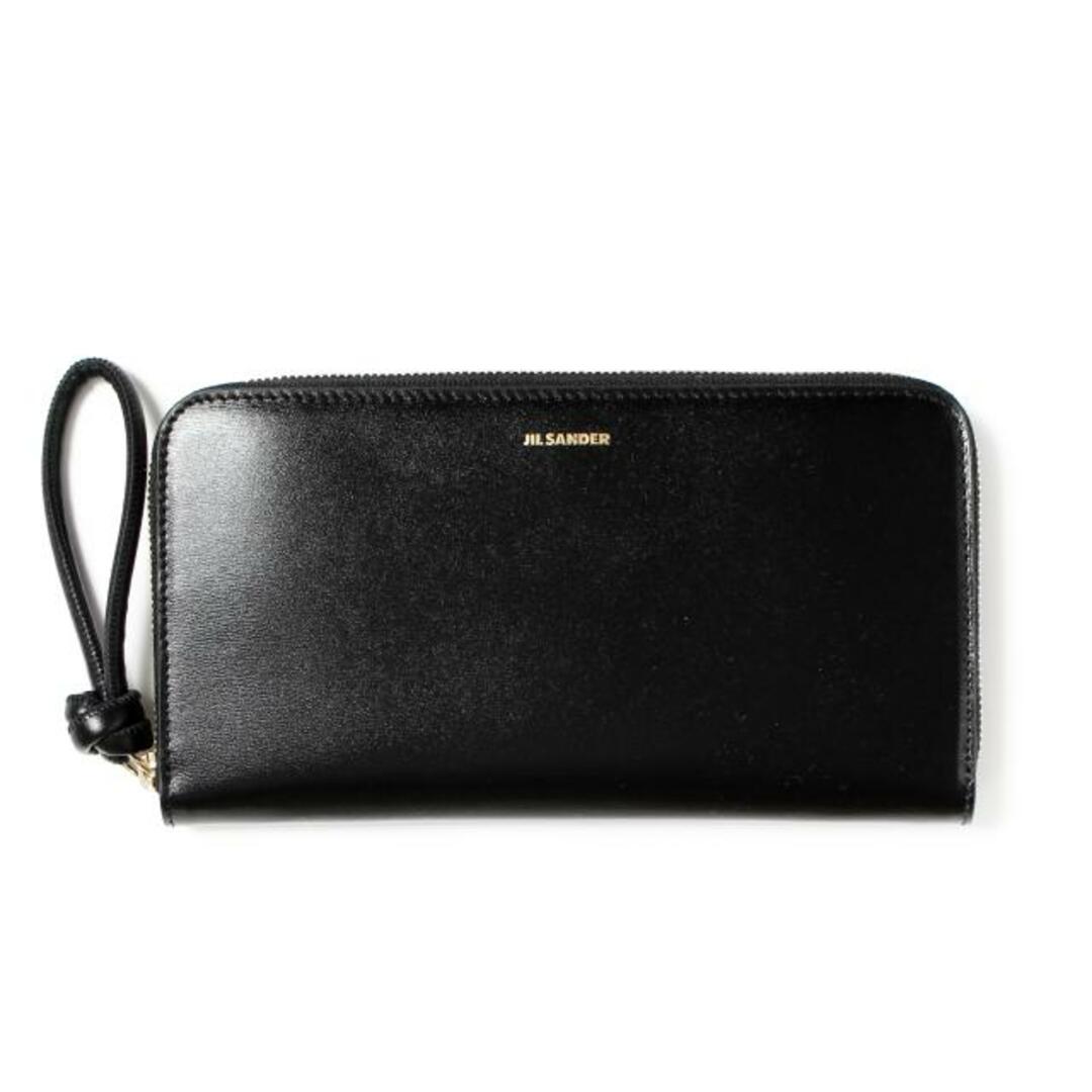 【新品未使用】 JIL SANDER ジルサンダー ZIP AROUND WALLET ジップアラウンドウォレット 長財布 レザー J07UI0005P4841 【BLACK】