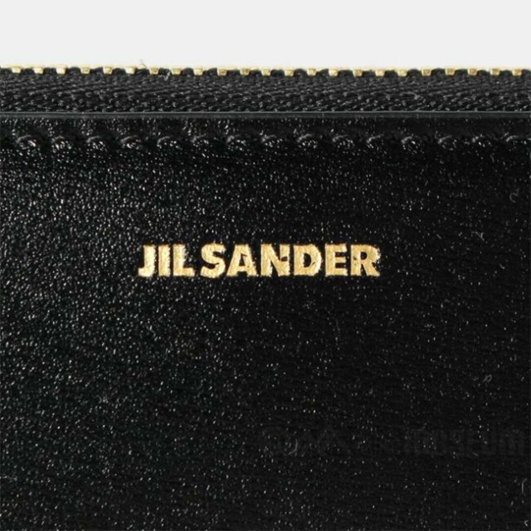 【新品未使用】 JIL SANDER ジルサンダー ZIP AROUND WALLET ジップアラウンドウォレット 長財布 レザー J07UI0005P4841 【BLACK】