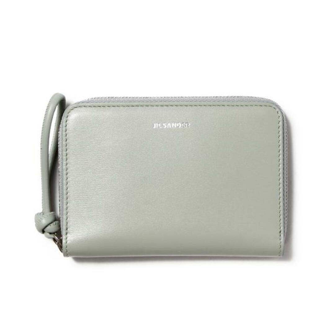 【新品未使用】 JIL SANDER ジルサンダー 二つ折り財布 ポケットジップアラウンドウォレット J07UI0006P5354 【SEA FOAM】