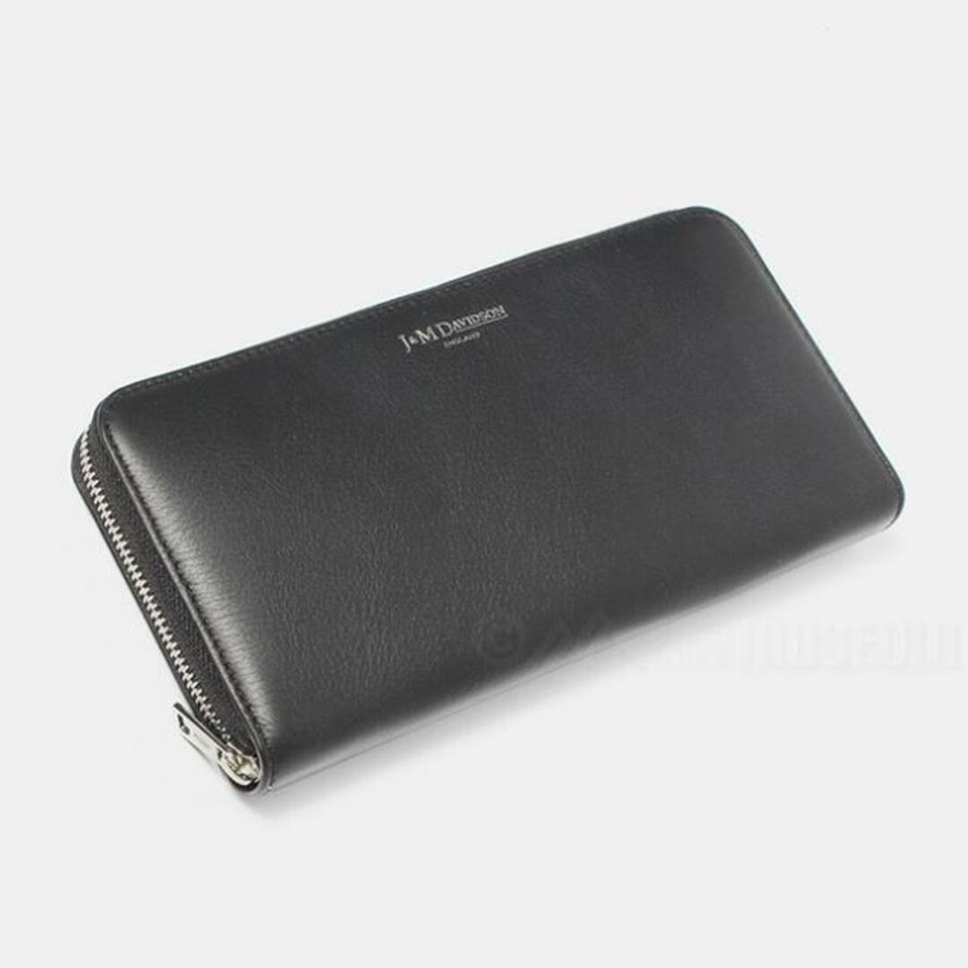 【新品未使用】 J&M Davidson ジェイアンドアンドエムデビッドソン 財布 ZIP AROUND WALLET SZAW-0XX-SCXX 【BLACK】