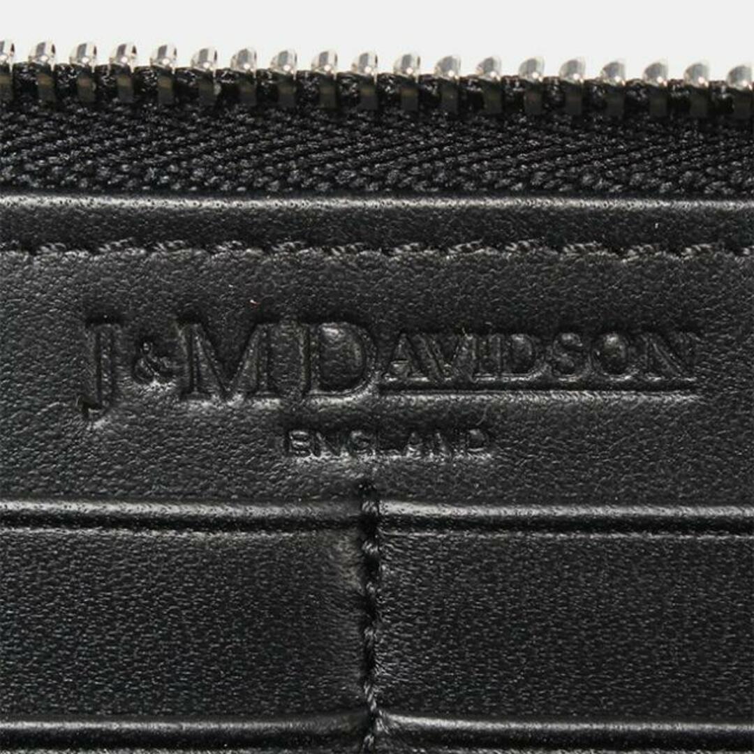 【新品未使用】 J&M Davidson ジェイアンドアンドエムデビッドソン 財布 ZIP AROUND WALLET SZAW-0XX-SCXX 【BLACK】