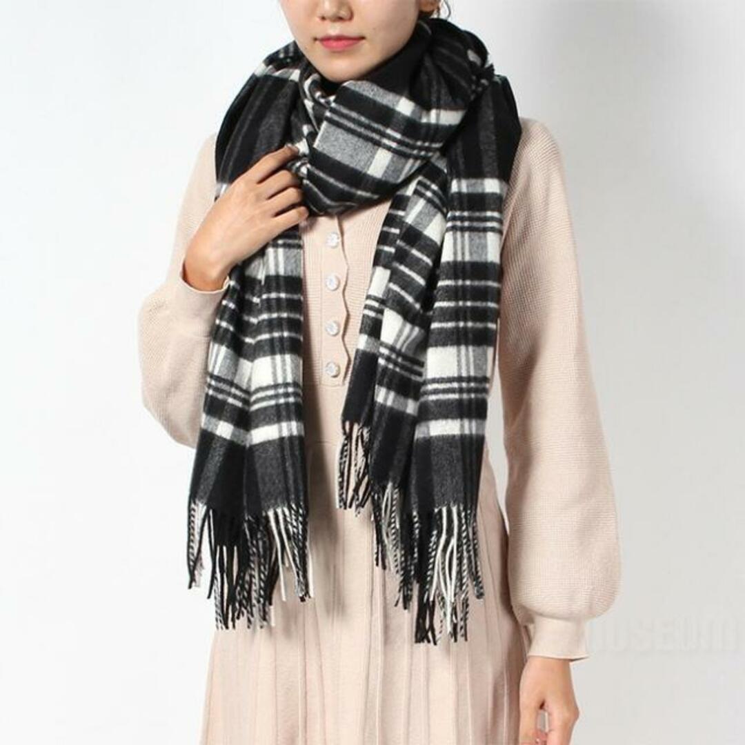 【新品未使用】 ジョンストンズ Johnstons カシミア ストール 大判 カシミヤ Cashmere Tartans Stole WA56  タータンチェック WA000056 【4.DUTCH DRESS】