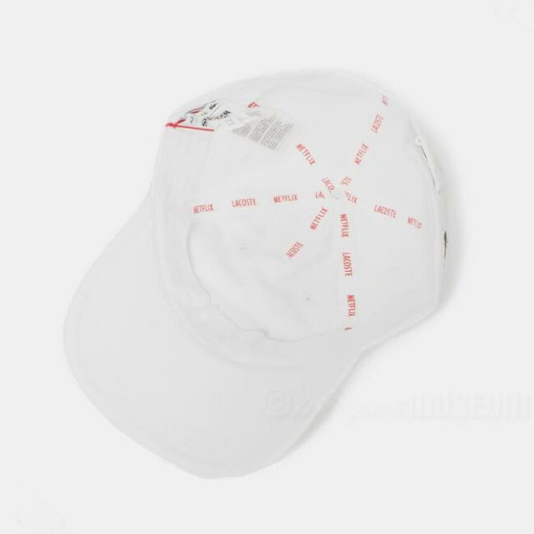 LACOSTE(ラコステ)の【新品未使用】 Lacoste ラコステ 帽子 　 Lacoste x Netflix アレンジワニロゴキャップ RK7743 【WHITE/STRANGER THINGS】 メンズの帽子(キャップ)の商品写真