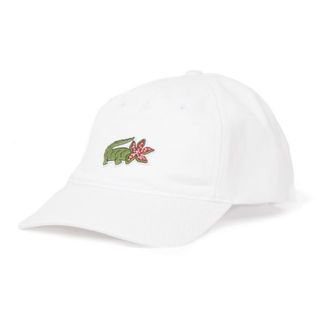 ラコステ(LACOSTE)の【新品未使用】 Lacoste ラコステ 帽子 　 Lacoste x Netflix アレンジワニロゴキャップ RK7743 【WHITE/STRANGER THINGS】(キャップ)