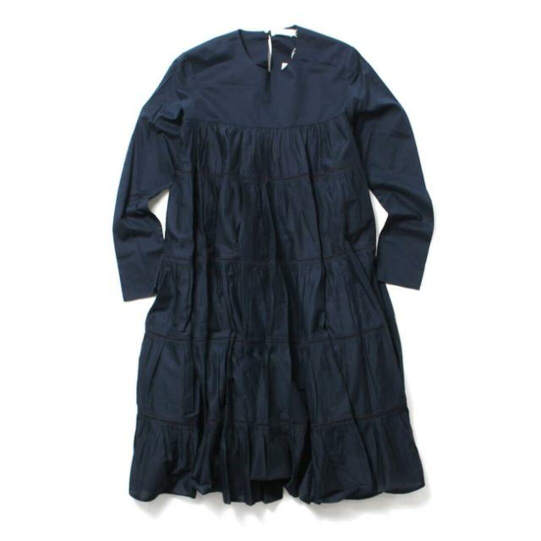 【新品未使用】 マーレット MERLETTE フリル ティアード ワンピース ロング レディース ESSAOUIRA DRESS NAVY 25E25 【M】