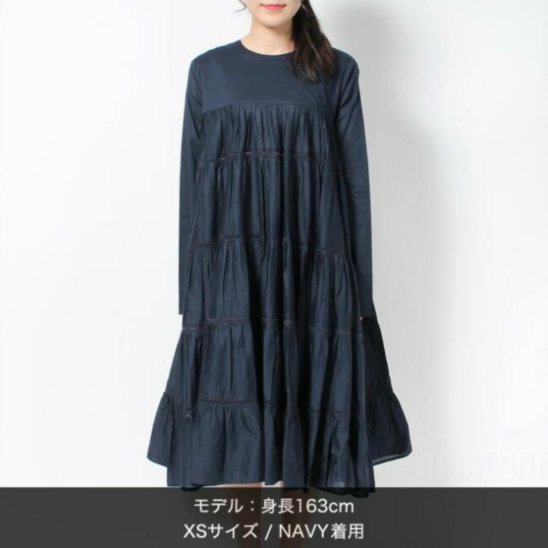 Merlette(マーレット)の【新品未使用】 マーレット MERLETTE フリル ティアード ワンピース ロング レディース ESSAOUIRA DRESS NAVY 25E25 【S】 レディースのワンピース(ミニワンピース)の商品写真