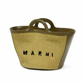 マルニ(Marni)の【新品未使用】 MARNI マルニ TROPICALIA BAG SMALL ハンドバッグ トート ショルダー BMMP0068Q0P3860 【OLIVE】(ハンドバッグ)