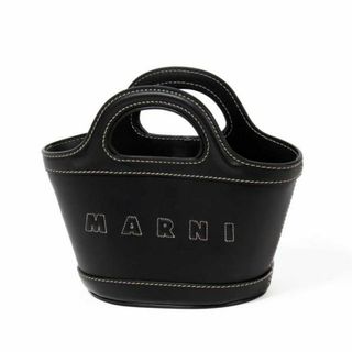 マルニ(Marni)の【新品未使用】 MARNI マルニ TROPICALIA MICRO BAG マイクロバッグ ハンドバッグ BMMP0096U0LV589 【BLACK】(ハンドバッグ)