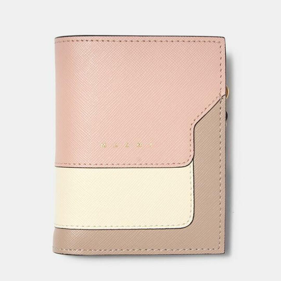 MARNI レディース 二つ折り財布 サフィアーノレザー BILLFOLD