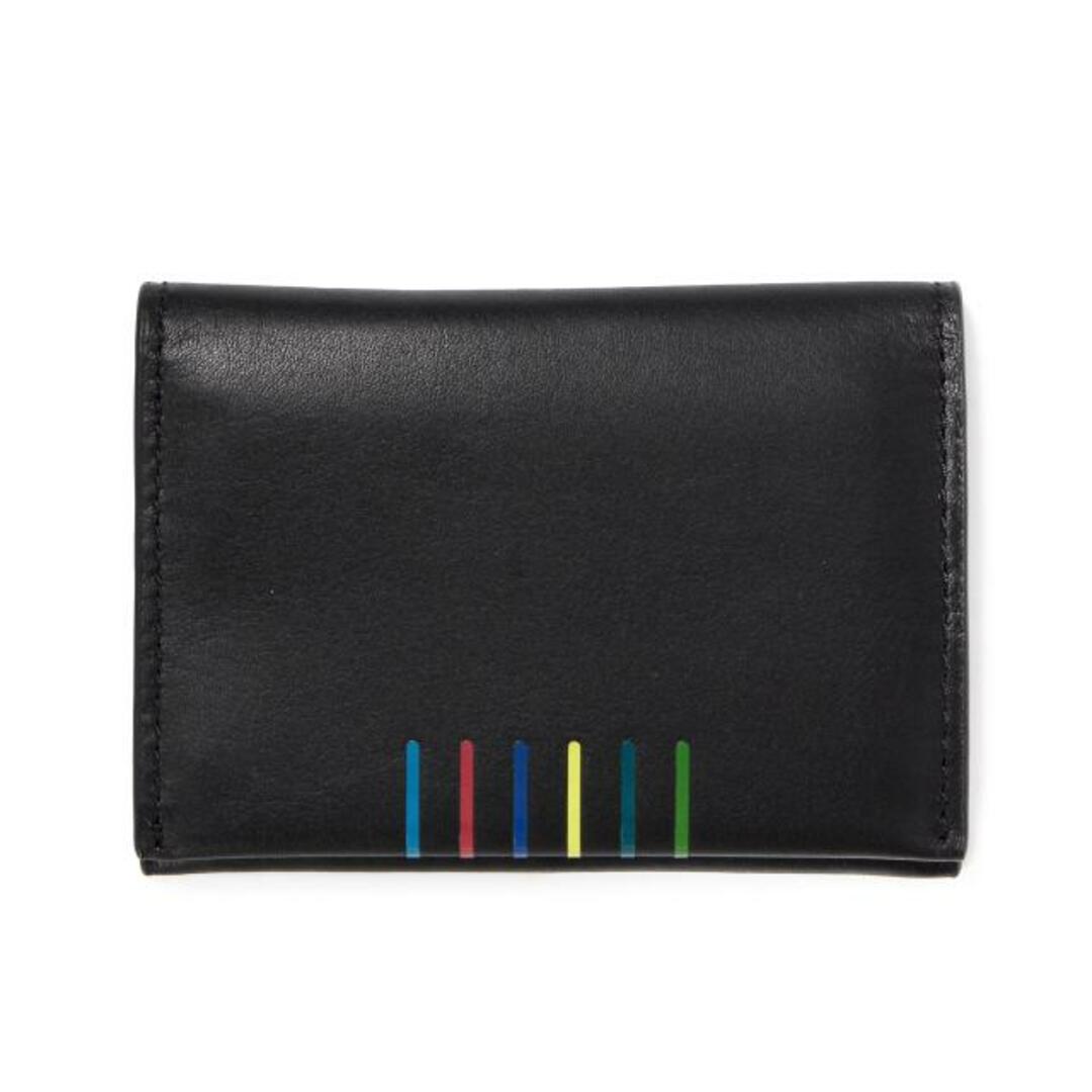 【新品未使用】 PS Paul Smith ポールスミス カードケース WALLET CC STRIPE ウォレットCCストライプ 二つ折り レザー  7016APSSTR 【BLACK】 | フリマアプリ ラクマ