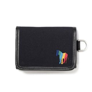 ポールスミス(Paul Smith)の【新品未使用】 PS Paul Smith ポールスミス 三つ折り財布 WALLET TRIFOLD ZEBRA ウォレットトリフォードゼブラ ポリエステル 7210AZEBBS 【NAVY】(長財布)