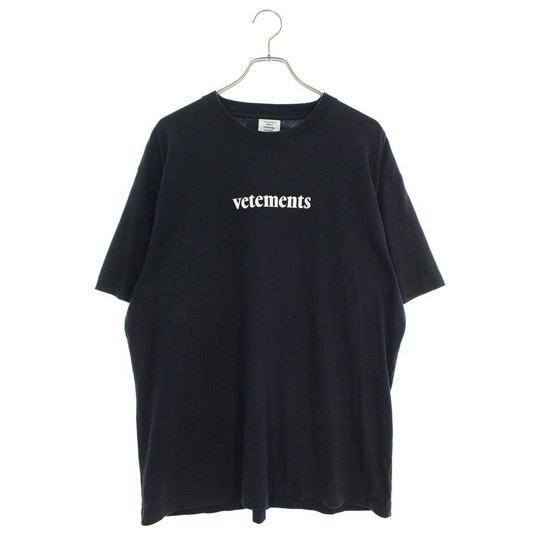 ヴェトモン  SS20TR304 バーコードパッチロゴプリントTシャツ メンズ L