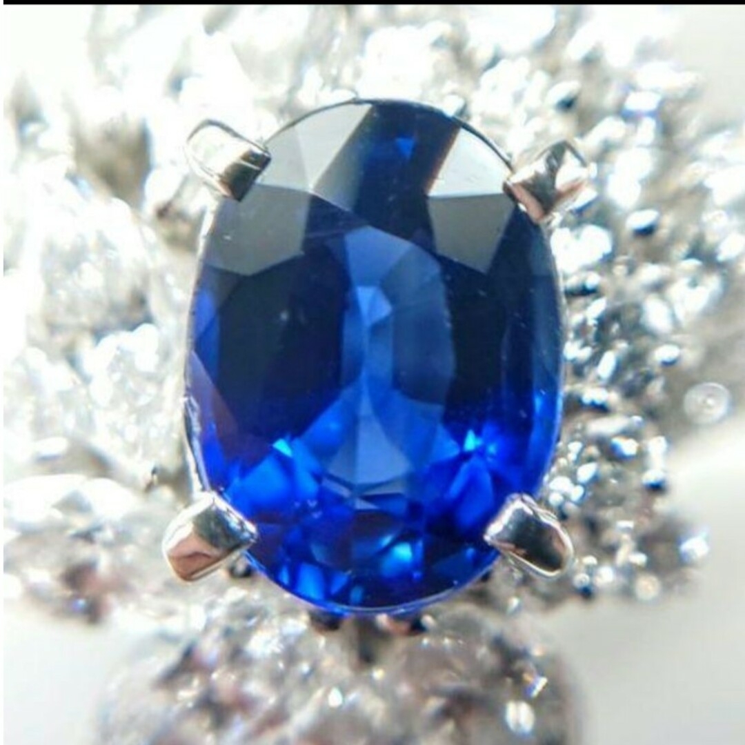 【鑑別書付】【新品】【非加熱】 ノンヒート サファイア リング 1.08ct レディースのアクセサリー(リング(指輪))の商品写真