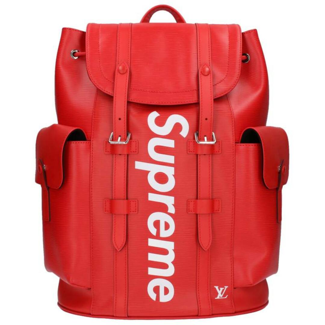 シュプリーム ルイヴィトン  17AW  LV Christopher Backpack エピレザークリストファーリュック  メンズ