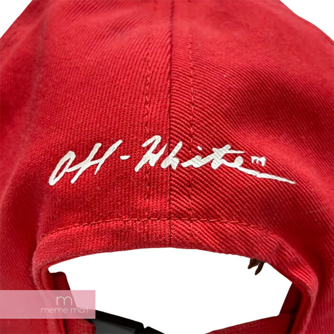 OFF-WHITE 2019SS Monalisa Cap OMLB008S19400021 オフホワイト モナリザキャップ 帽子 ロゴプリント レッド【230730】【-C】【me04】 6