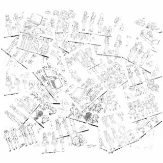 エロマンガ先生 設定資料 制作資料 【44枚】(キャラクターグッズ)