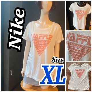 ナイキ(NIKE)のレア！美品　メンズS〜Mとしても。レディースXL NIKEヴィンテージTシャツ(Tシャツ(半袖/袖なし))