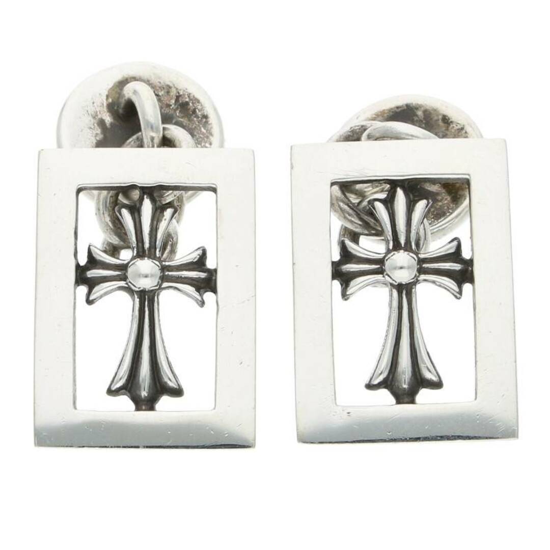 カフリンクスクロムハーツ  CUFFLINKS フレームドオープンベイビーファットカフスボタン  メンズ