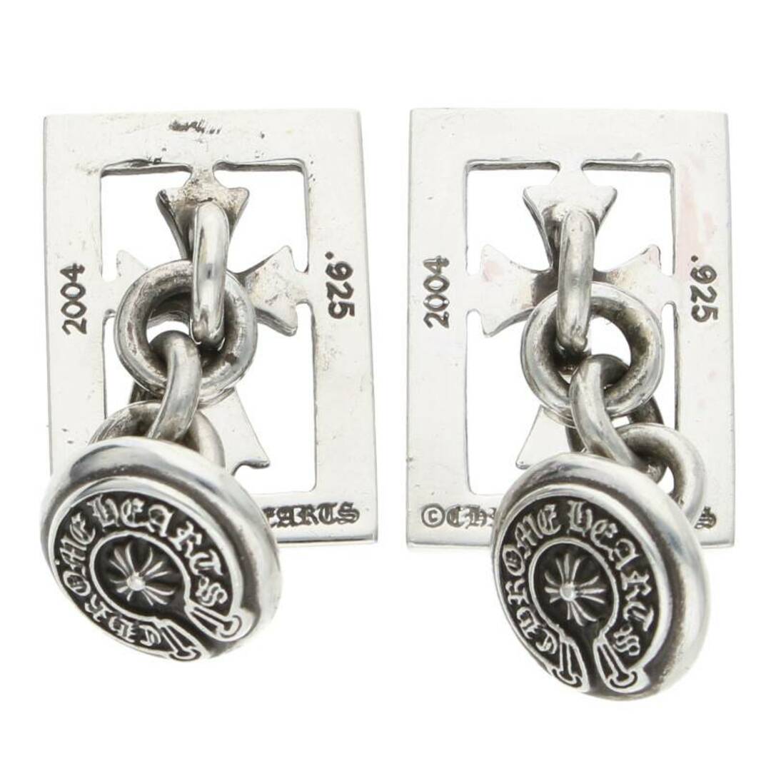 クロムハーツ CUFFLINKS フレームドオープンベイビーファットカフス