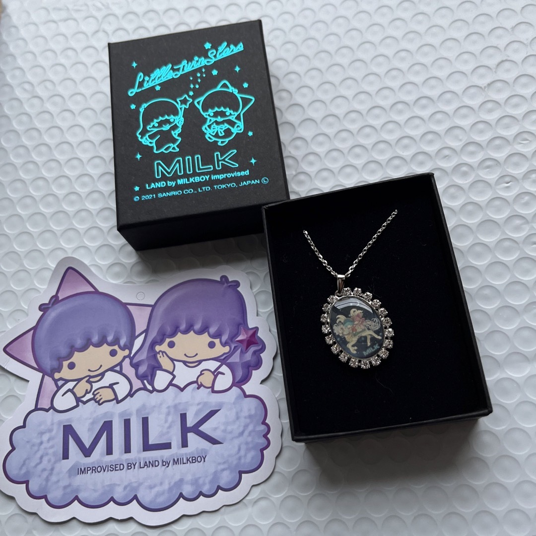 MILKBOY(ミルクボーイ)のMILK  Kiki&Lala Horse Riding ネックレス  サンリオ レディースのアクセサリー(ネックレス)の商品写真