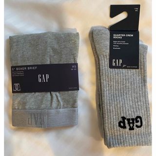 ギャップ(GAP)のGAP ボクサーブリーフ　クォータークルーソックス　セット(ボクサーパンツ)