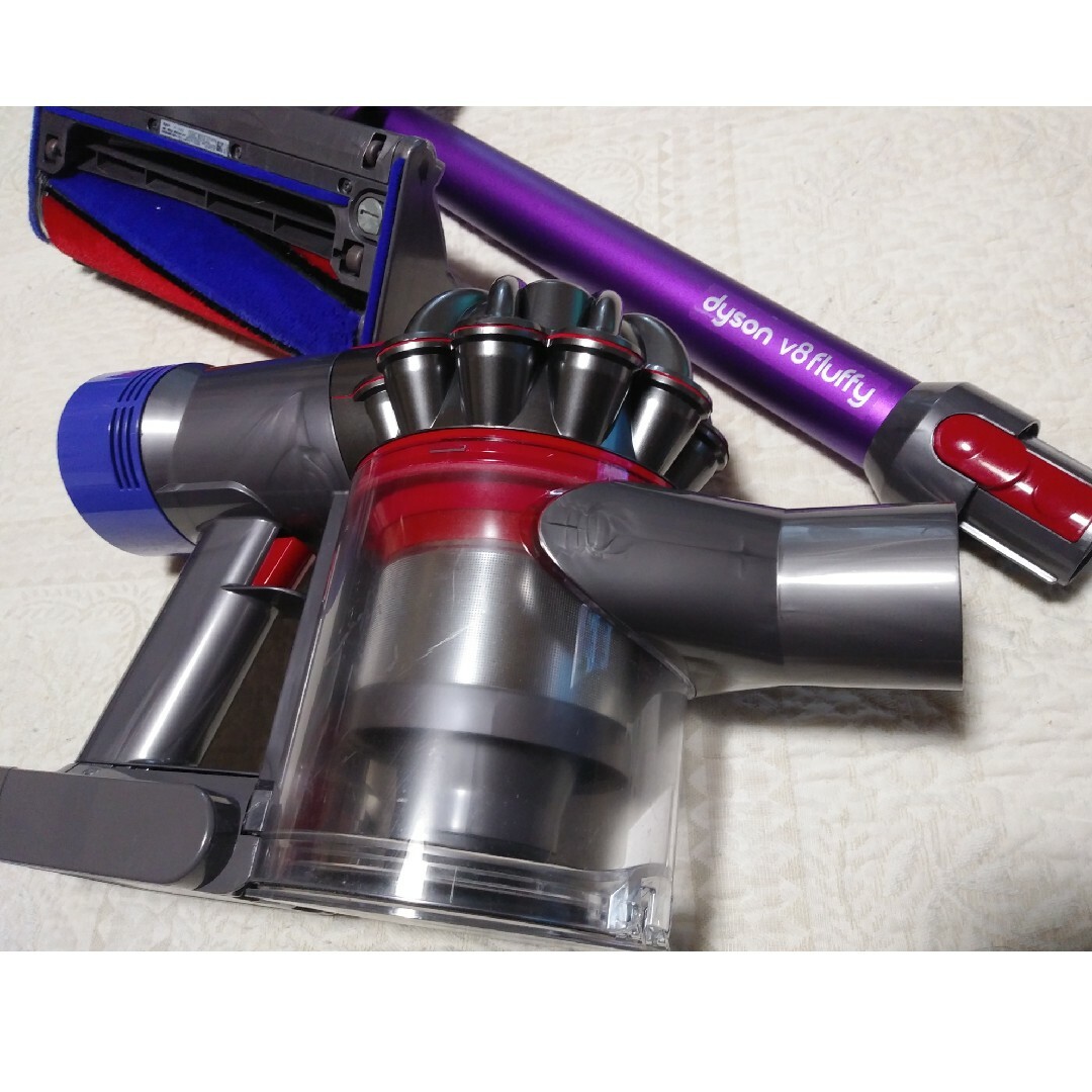 ◇ダイソン V7 fluffy ◇ メンテナンス済/新品バッテリー付属! - 掃除機