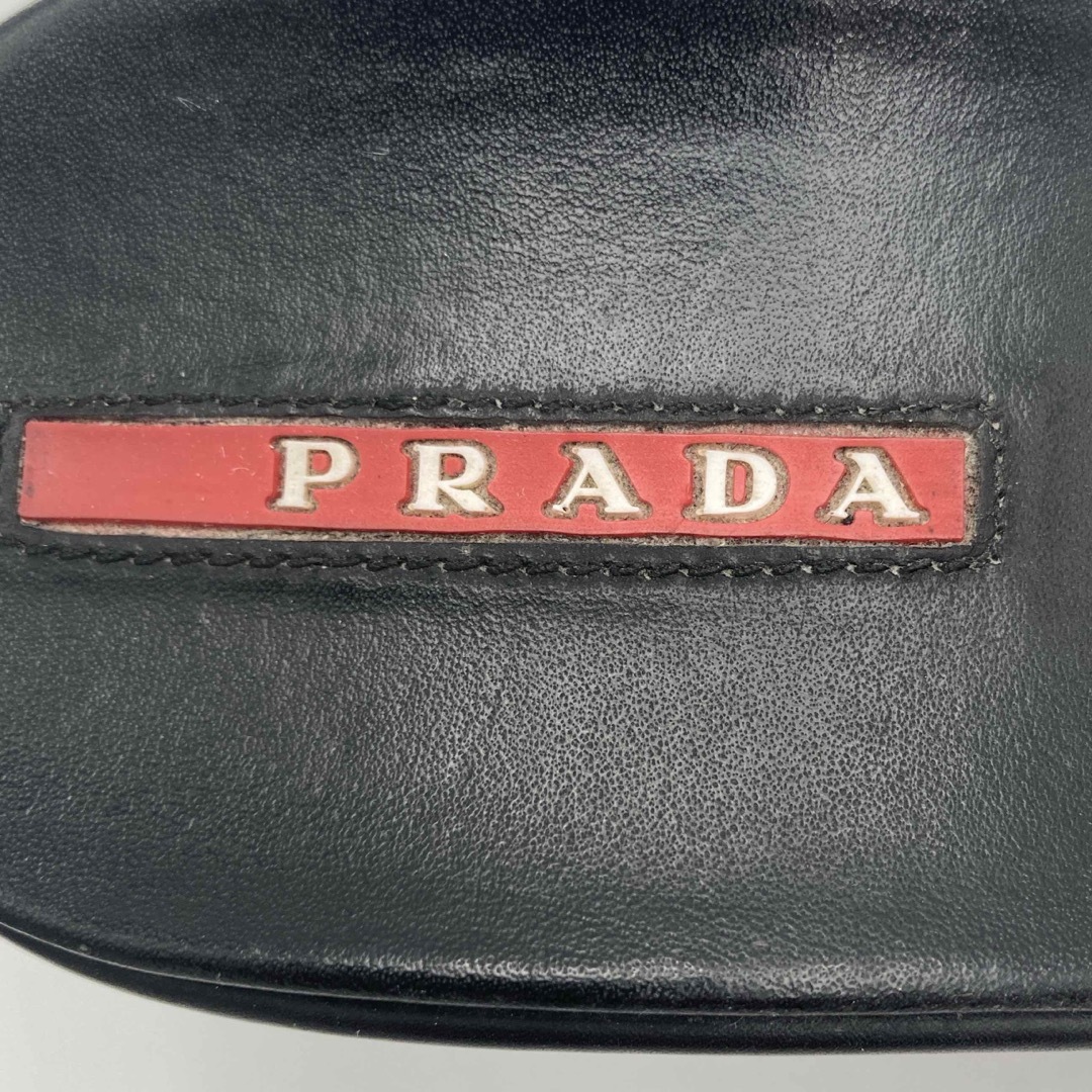 PRADA(プラダ)の希少 PRADA プラダ サンダル ウェッジソール ブラック 23 厚底 レディースの靴/シューズ(サンダル)の商品写真