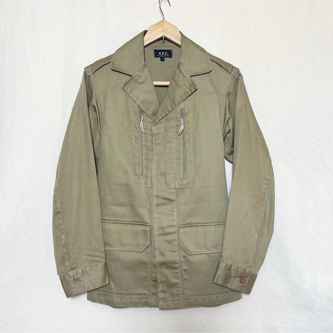 A.P.C - A.P.C.ビンテージコットンミリタリージャケット(フランス製)の
