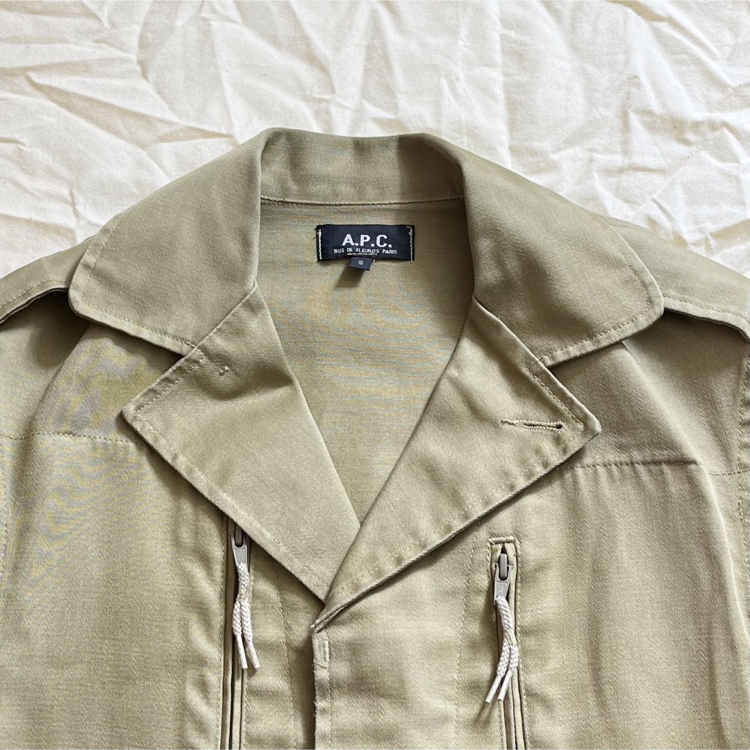 A.P.C - A.P.C.ビンテージコットンミリタリージャケット(フランス製)の