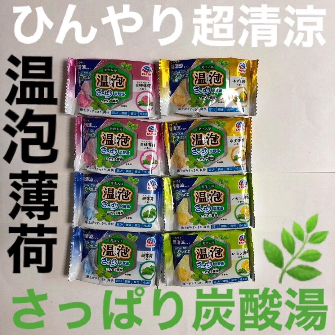 アース製薬 温包 さっぱり炭酸湯 薄荷の香り 11個