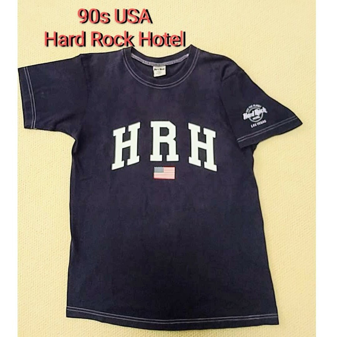 ★90s USA製★ HRHロゴ ハードロックホテルLas Vegas Tシャツ