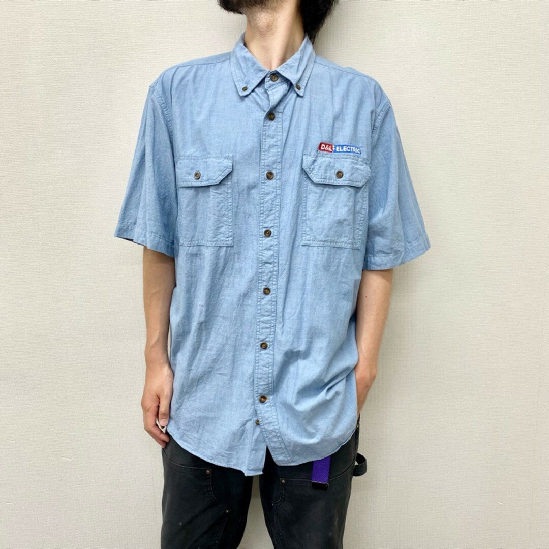 carhartt - US古着 カーハート carhartt ワーク シャツ シャンブレー