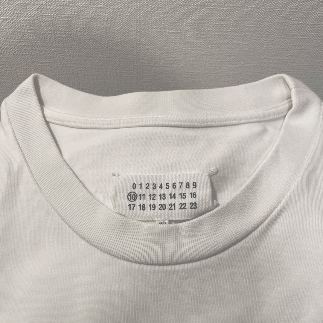 メゾンマルジェラ Maison Margiela CAUTION半袖Tシャツ L