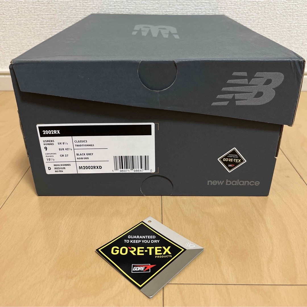 New Balance(ニューバランス)のNew Balance 2002R GORE-TEX Black/Gray メンズの靴/シューズ(スニーカー)の商品写真