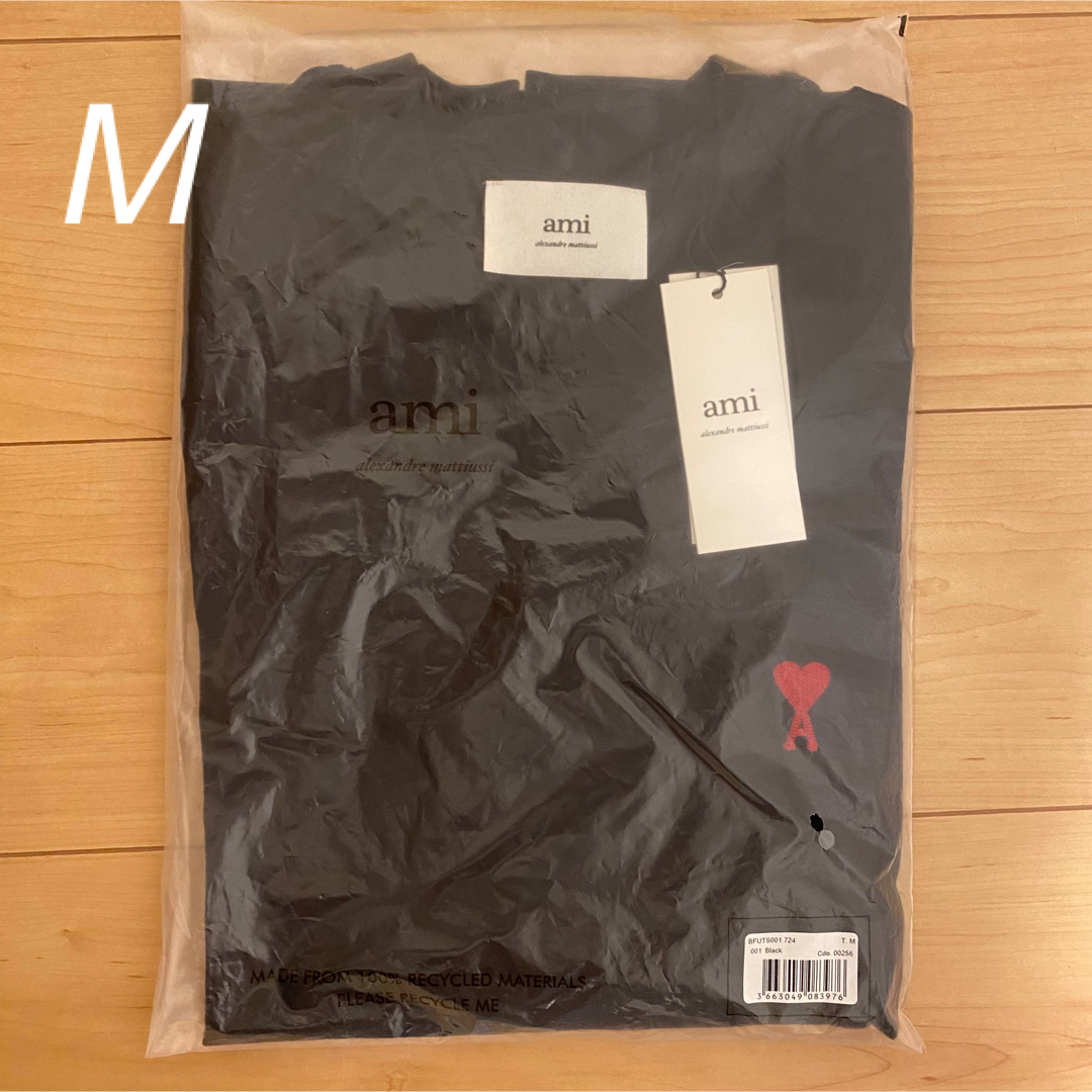 メーカー直販 Ami Paris アミパリス 半袖 Tシャツ M 黒 メンズ | bca