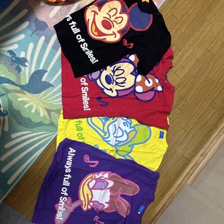 ディズニー(Disney)のディズニーTシャツ 4種類セット(Tシャツ/カットソー(半袖/袖なし))