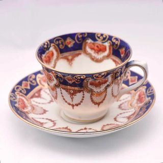 ロイヤルアルバート(ROYAL ALBERT)のロイヤルアルバート クラウンチャイナ 伊万里 トリオ 【ヒビあり品】(食器)