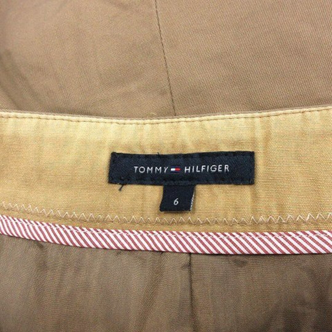 TOMMY HILFIGER(トミーヒルフィガー)のトミーヒルフィガー 台形スカート ラップ ミニ 6 茶 ブラウン /AU レディースのスカート(ミニスカート)の商品写真