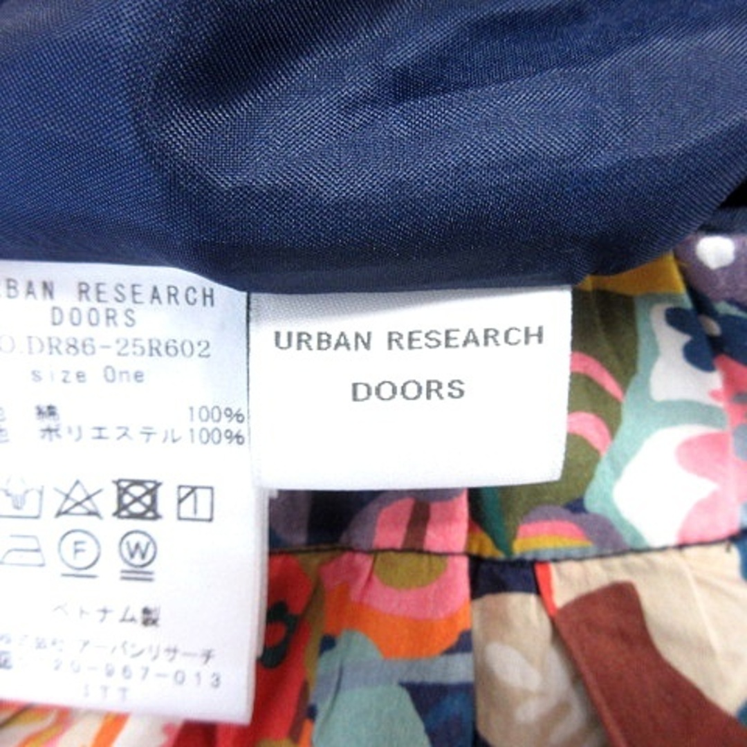 URBAN RESEARCH DOORS(アーバンリサーチドアーズ)のアーバンリサーチ ドアーズ フレアスカート ミモレ ロング 総柄 マルチカラー レディースのスカート(ロングスカート)の商品写真