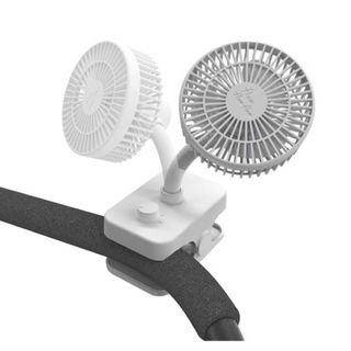 ELECOM - エレコム 卓上 扇風機 充電式 USBミニ 静音ELECOM  FAN-U207